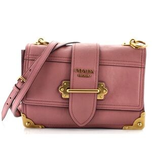 Prada Dusty Rose Cahier Convertible Medium